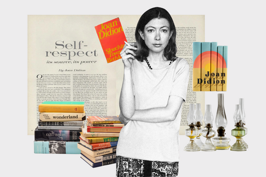 Joan Didion | A Reflection on Leaving, Stillness, and the Truth That Finds Us by Lamplight