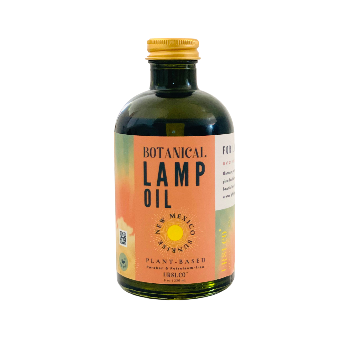 New Mexico Sunrise Botanical Lamp Oil | Plant-based | Paraffin & Petroleum-free