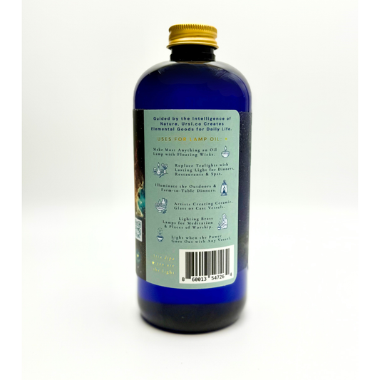 Botanical Lamp Oil for Light, Meditation, Dinners & Spas