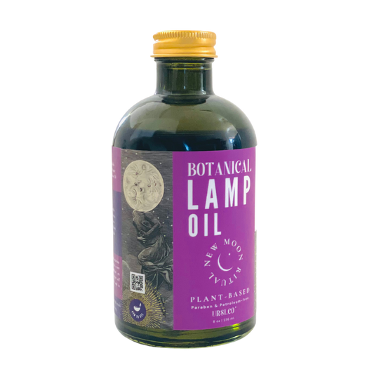 New Moon Ritual Botanical Lamp Oil | Plant-based | Paraffin & Petroleum-free